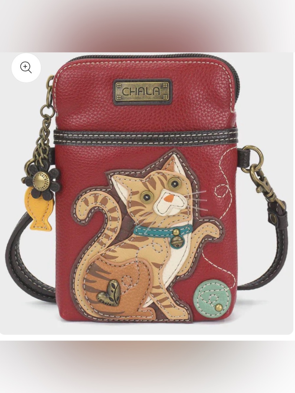 NWT Chala Crossbody Orange Tabby Cat Bag